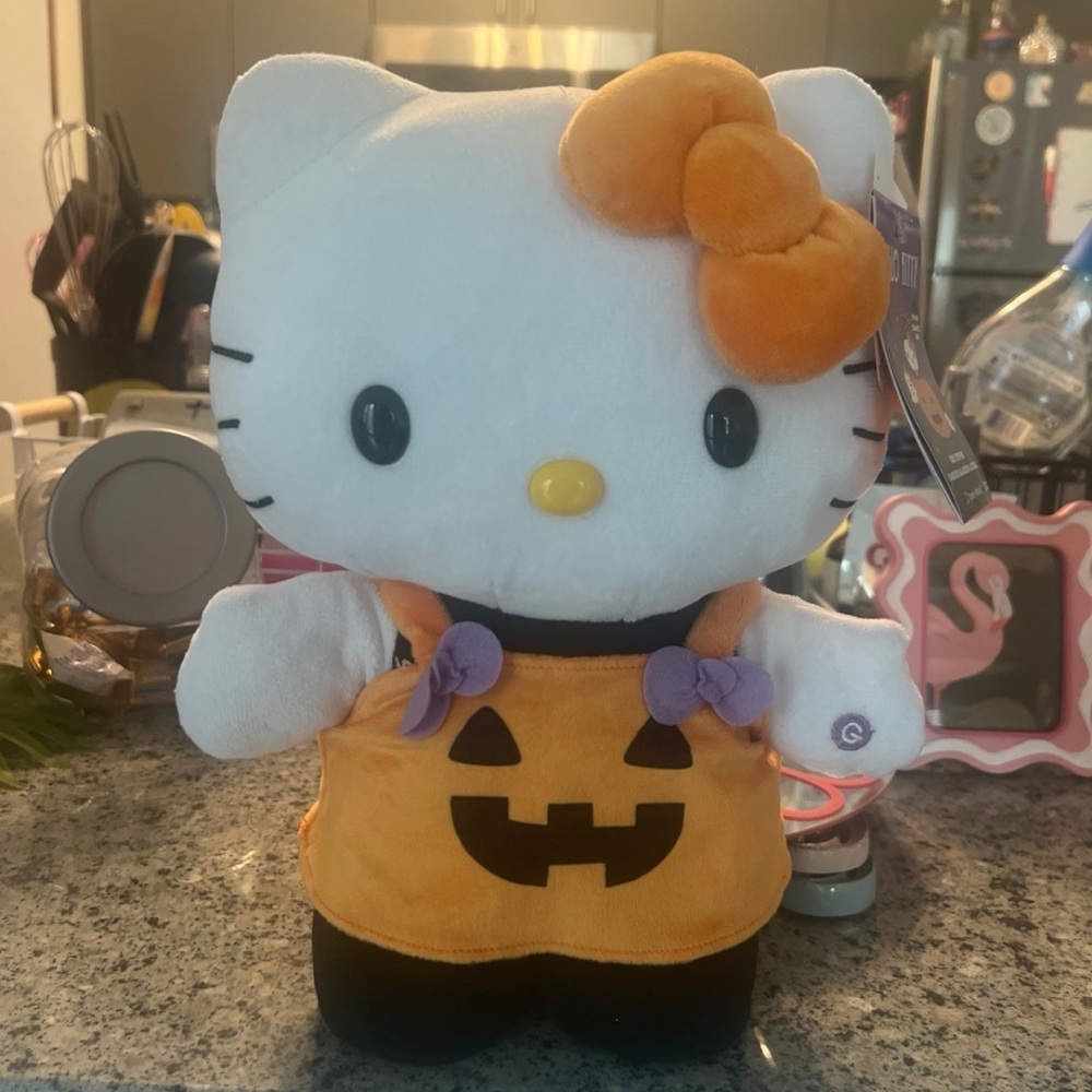 Hello Kitty Halloween Pumpkin Side Stepper